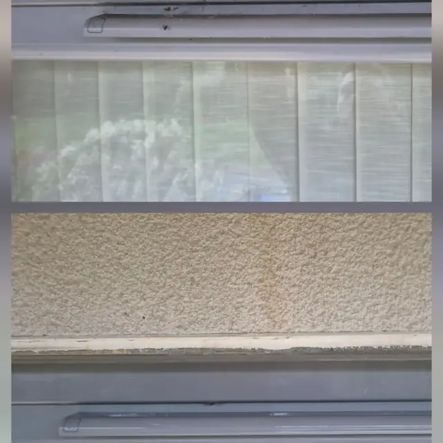 Frame top and vent before and after